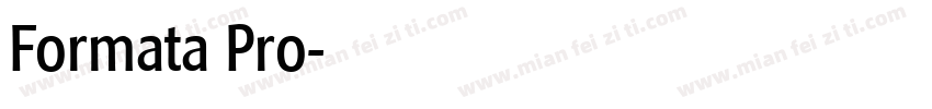 Formata Pro字体转换